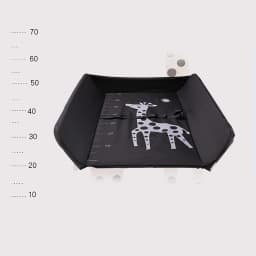 Baby Swing Combi Swing Box w/Towel Holder, Seat Belt and Storage Bins, Mobile Swing Table Space Saving & Stable & Ergonomic
