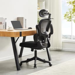 Office Chair, High-Back Breathable Mesh Chair with Headrest