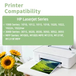 Yowell Q2612A 12A Compatible Toner Cartridge for HP LaserJet 1010 1012 1015 1018 1020 1022 1022nw 3015 3020 3052 3055 M1005