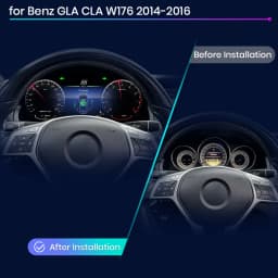 Junsun Blue light anti-glare screen For Mercedes Benz GLA CLA X156 2014-2019 LCD Dashboard Panel Virtual CockPit Speedometer