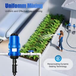 Fertilizer Injector Pump 0.4-4% Proportional Pump Fertilizer 25mm Dispenser Iron 20-2500l/H Fertilizer Distributor for Irrigatio