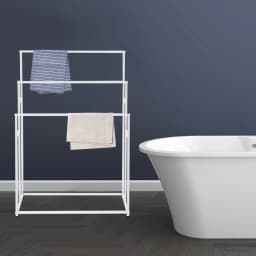 75x25cm Vertical Towel Rack,3-Tier Freestanding Towel Stand,Floor Standing Towel Stand for Bedroom,Bathroom or Pool