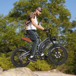 JANSNO X50 Adult Electric Bicycle 20×4 Fat Tire All Terrain E-Bike 48V 17AH Removable Battery 750W 7-Speed Off-Road Ebike