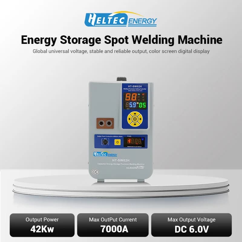 Heltec HT-SW02H 7000A High Power LiFePO4 Battery Spot Welder/42kW Capacitor-Type Energy Storage Spot Welding Machine 0.5mm-0.6mm