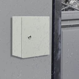 Safe Protection IP50-55 Distributor Cabinet 25*15*30cm With Removable Mounting Plate and Safety Lock Grounding Screws