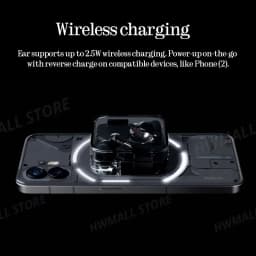 Nothing Ear 45dB Active Noise Cancellation ANC 11mm Driver 24-bit Hi-Res Audio with LDAC & LHDC Up to 40.5 hours of listening