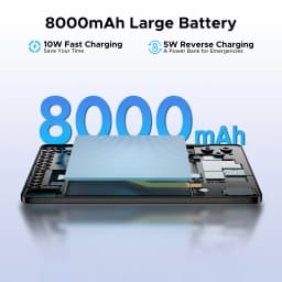 DOOGEE Tab G6 Tablet PC 30GB 256GB Android 15 Dual Speakers 11'' HD Display Widevine L1 8000mAh Battery 2 in 1 Smart Pad