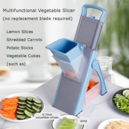 Multifunctional Vegetable Chopper Manual Fruit Slicer Machine Foldable Vegetable Cutter Slicer for Onion Carrot Kitchen Gadgets