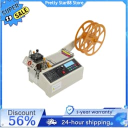 Webbing Cutting Machine Wear-Resistant High Safety Automatic Ribbon Belt Fabric Cutter for Cutting Braided Belts/Nylon Belts