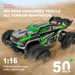 LOCAL Remote-controlled Racing Car + 1/16 4x4 High Speed 50 KM/H LED G High Speed 4x4 children toys