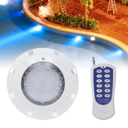 45W RGB LED Pool Light IP68 Waterproof Underwater Light with Remote Control for Swimming Pool Fountain Pond