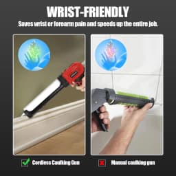 Cordless Electric Glue Gun Glass Glue Caulking Gun 4 Speeds Wireless Doors and Windows Sewing Glue Tool for Makita 18V Battery