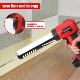 DWiusty Electric Glue Gun Glass Glue Caulking Gun 4 Speeds Cordless Doors and Windows Sewing Power Tools for Makita 18V Battery
