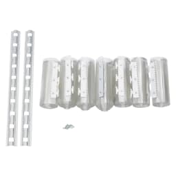 Pack of 7, PVC Strip Curtains Clear Soft Door Strips Screen 2mm Thick Windproof Waterproof Antistatic Door Curtain Kit 200x105cm
