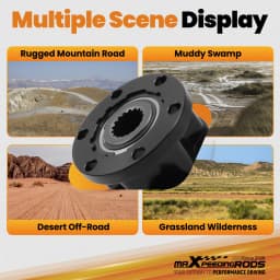 PAIR OF Manual FREE WHEELING HUBS FOR HOLDEN RODEO JACKAROO COLORADO ISUZU DMAX