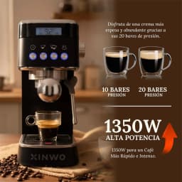 Retro Stainless Steel Fully Automatic Coffee Maker 1.2L 20 Bar Double Portafilter Automatic Coffee Maker with Accessories