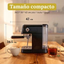 Retro Stainless Steel Fully Automatic Coffee Maker 1.2L 20 Bar Double Portafilter Automatic Coffee Maker with Accessories
