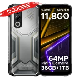 Phone robust DOOGEE Blade20 Max "120Hz 36 Go RAM (12 24) 1 To ROM Gemini AI battery 11800 mAh Smartphones Android 15