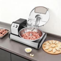 250W Commercial Food Processor Vegetable Chopper Meat Grinder Mincer 1500RPM Electric Veggie Mincer for Snack bars/Canteens
