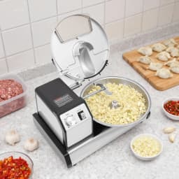 250W Commercial Food Processor Vegetable Chopper Meat Grinder Mincer 1500RPM Electric Veggie Mincer for Snack bars/Canteens