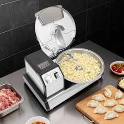 250W Commercial Food Processor Vegetable Chopper Meat Grinder Mincer 1500RPM Electric Veggie Mincer for Snack bars/Canteens