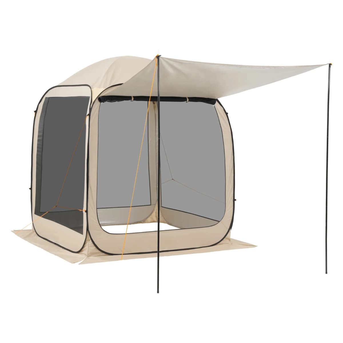 SucceBuy Screen House Tent Pop Up Screen Tent with Extended Awning Portable Screened with Carry Bag for Patio Backyard Outdoor