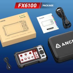 ANCEL FX6100 OBD2 Scanner Bi-directional Control Car Diagnostic Tools All System Scanner 15 Reset OBD Tool VS CRP129i V2.0