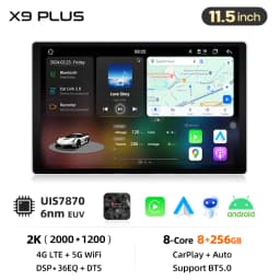 Junsun 8 Core Android Head Unit for VW Golf 4 Jetta MK4 Wireless CarPlay & Android Auto 2 Din Stereo with Cooling Fan DSP IPS Screen 4G WiFi GPS Navigation