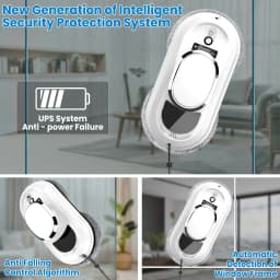 Ultra Thin Robot Vacuum Cleaner Window Cleaning Robot Window Cleaner Electric Glass limpiacristales Remote Control for Home