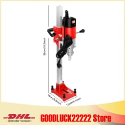 2.3KW Core Drill, Mag Drill Concrete Core Machine 2300W, M22 Spindle Wet Drilling for Concrete, 0-6.5 Inch Hole 31.5 Inch Max