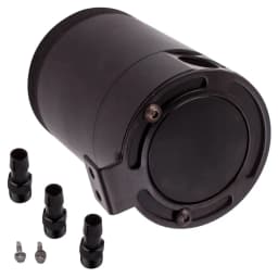Universal Baffled Aluminum 3-Port Oil Catch Can Tank Air-Oil Separator Reservoir