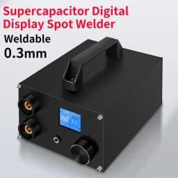 250 Gears Spots Welding Machine Double Capacitors Energy Storage Dual-pulse Welding 0.3mm Nickel face 18650 Battery Spot Welder