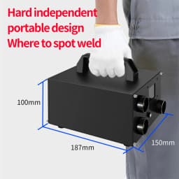 250 Gears Spots Welding Machine Double Capacitors Energy Storage Dual-pulse Welding 0.3mm Nickel face 18650 Battery Spot Welder