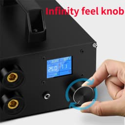 250 Gears Spots Welding Machine Double Capacitors Energy Storage Dual-pulse Welding 0.3mm Nickel face 18650 Battery Spot Welder