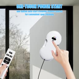 Household window automatic water Two-way spray cleaning robot vacuum cleaner remote control electric window wiper glass wiper