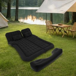 Premium Car Air Mattress Portable SUV Sleeping Pad Thick Comfortable with Electric Pump for 2 Person Travel Road Trip Camping