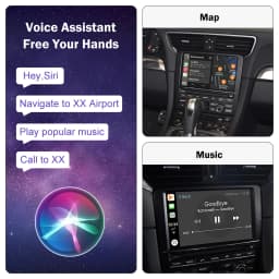 Wireless CarPlay for Porsche Macan Cayman Cayenne 911/918 PCM 3.1 7" 2012-2015 with Android Auto Mirroring Car Play Function