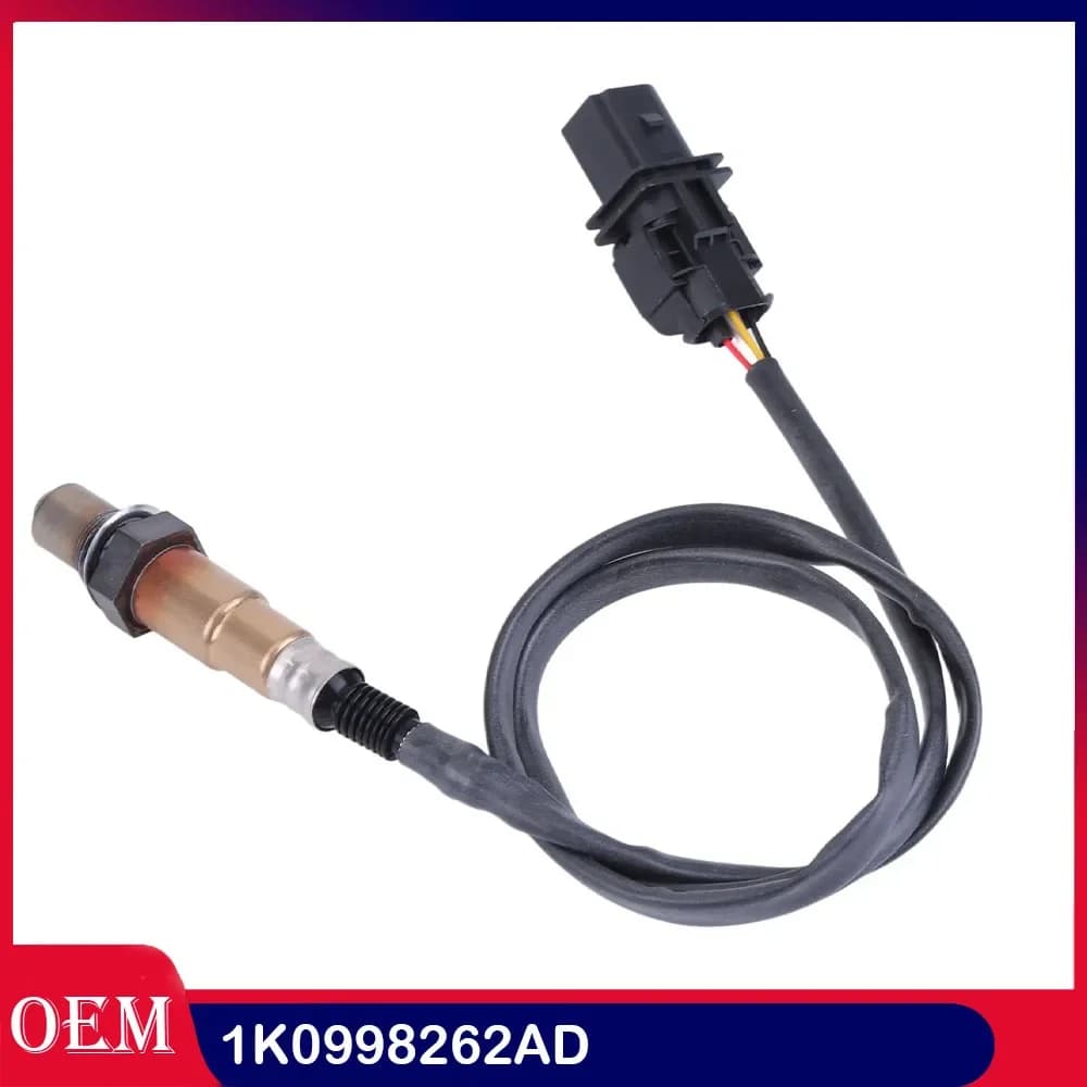Lambda Probe 5 Wire O2 Oxygen Sensor Compatible for GolfV/VI PassatCC PoloScirocco Sharan Touareg T5/6 1K0998262AD