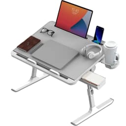 Portable Tiltable Laptop Table Height And Angle Adjustment For Bed Sofa Windowsill Ergonomic Design 2 Barriers Foldable Design