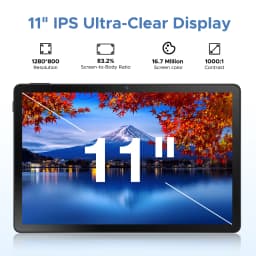 Global Version DOOGEE U11 Pro Android 16 Tablet PC 11 inch Ultra-clear 90Hz Display 30GB(6+24) 256GB 8580mAh Battery Tablet