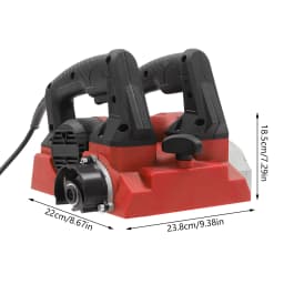 1300W Electric Wall Planer,21 Tungsten Steel Blades 0.04‑0.16 in Adjustable,Dust Extraction System for Wall Putty Paint Removal