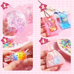 DIY Blow Bubble Nano Tape Full Set of PET Nano Glue Knead Music Double-Sided Tape Decompression Toy Stickers Gift