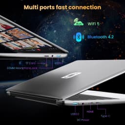 Jumper Laptop 15.6-inch FHD Display, 16GB RAM 512GB SSD (Expandable by 512GB via TF Card), 6500Y Processor(up to 3.4GHz), Lightweight Notebook for Business and Students, 2 Stereo Speakers/Type-C/USB 3.0/Numeric Keypad
