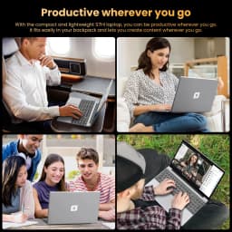 Jumper Laptop 15.6-inch FHD Display, 16GB RAM 512GB SSD (Expandable by 512GB via TF Card), 6500Y Processor(up to 3.4GHz), Lightweight Notebook for Business and Students, 2 Stereo Speakers/Type-C/USB 3.0/Numeric Keypad