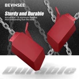 2PCS Aluminum Air Intake Scoops for BMW E60 E61 520i 525i 530i 535i 520d 525d 530d 535d M5 2007-2010