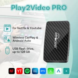 OTTOCAST Play2Video Pro Wireless CarPlay Android Auto Adapter Car Accessories for Youtuber for
