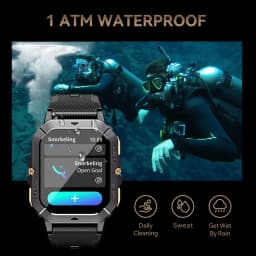 [Shipping From France]CUBOT C28 Waterproof Smart Watch 2.02-inch HD Screen Fitness Tracker Sport Wrist Smartwatch Bluetooth Call