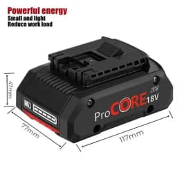 For Bosch ProCORE Premium Series Replacement Battery New 21700 Battery Cell Suitable for BOSCH BAT609, BAT618, GBA18V8 18V