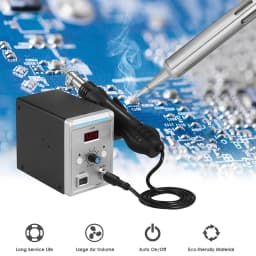 Podofo 700W Soldering Station 2in1 480 °C Hot Air Rework and Soldering Iron Station LED Display Solder Iron Welding Repair Tool
