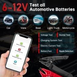 LAUNCH BST360 12V Car Battery Tester Automotive Cranking Charging Scanner Tools for CRP919E BT/PRO ELITE/PRO V5.0/PRO3S+ V5.0...